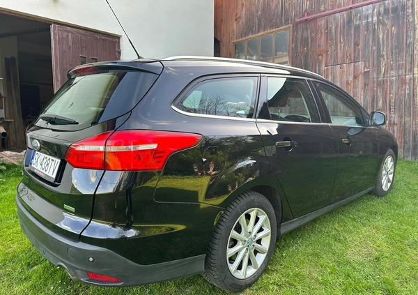 Ford Focus cena 58500 przebieg: 158532, rok produkcji 2015 z Katowice małe 254